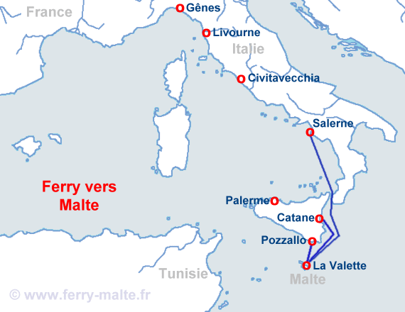 ferry Pozzallo La Valette